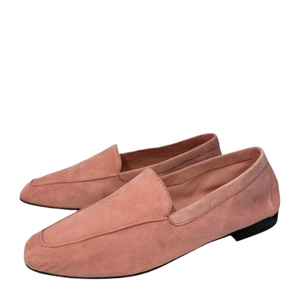 Andrea Carrano Mare Loafers Suede Dusty Pink NWB - Picture 3 of 6